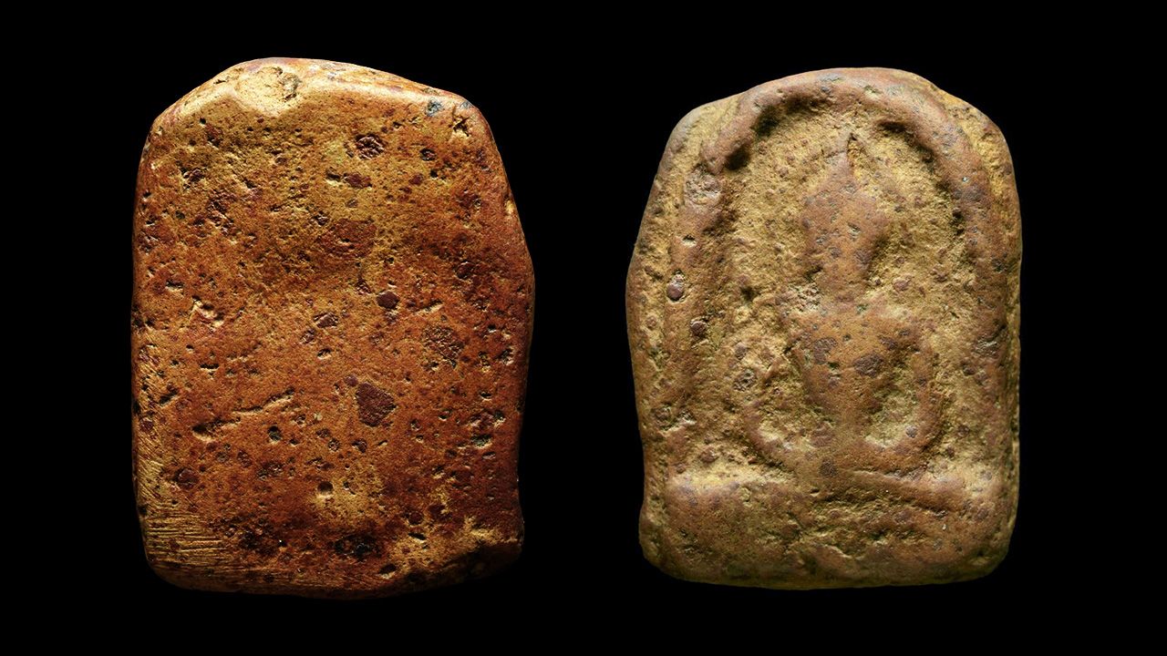 พระกำแพงซุ้มกอ พิมพ์กลาง กรุลานทุ่งเศรษฐี ของโจ๊ก ลำพูน.