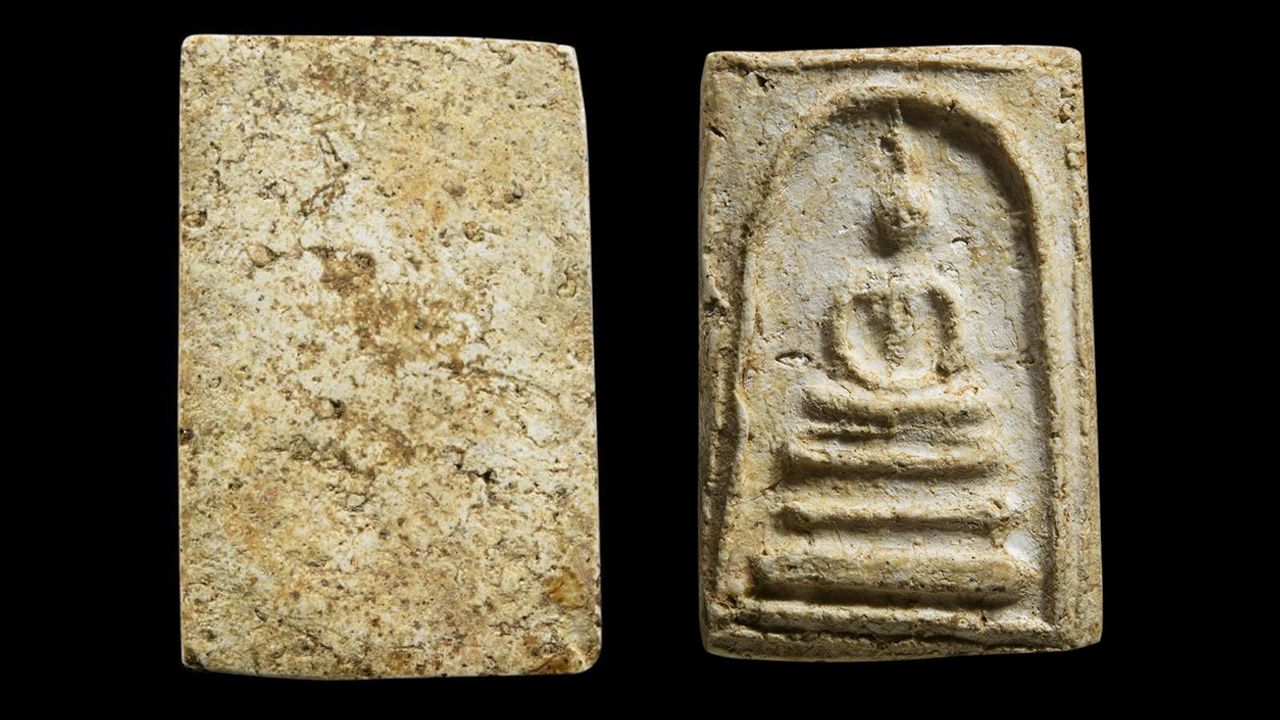 พระสมเด็จบางขุนพรหม พิมพ์สังฆาฏิ วัดใหม่อมตรส ของเสี่ย ป.สินกาญจน์.