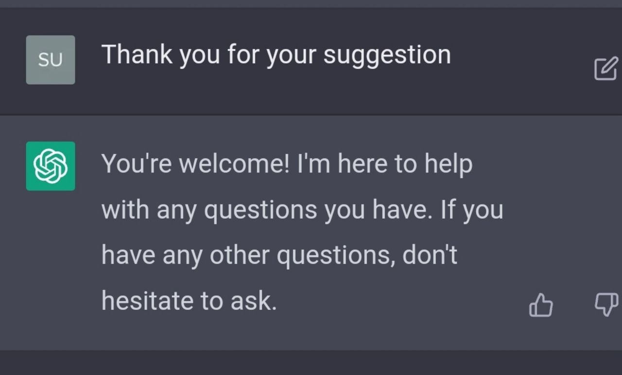 เมื่อขอบคุณ ก็ตอบกลับมาว่ายินดี
