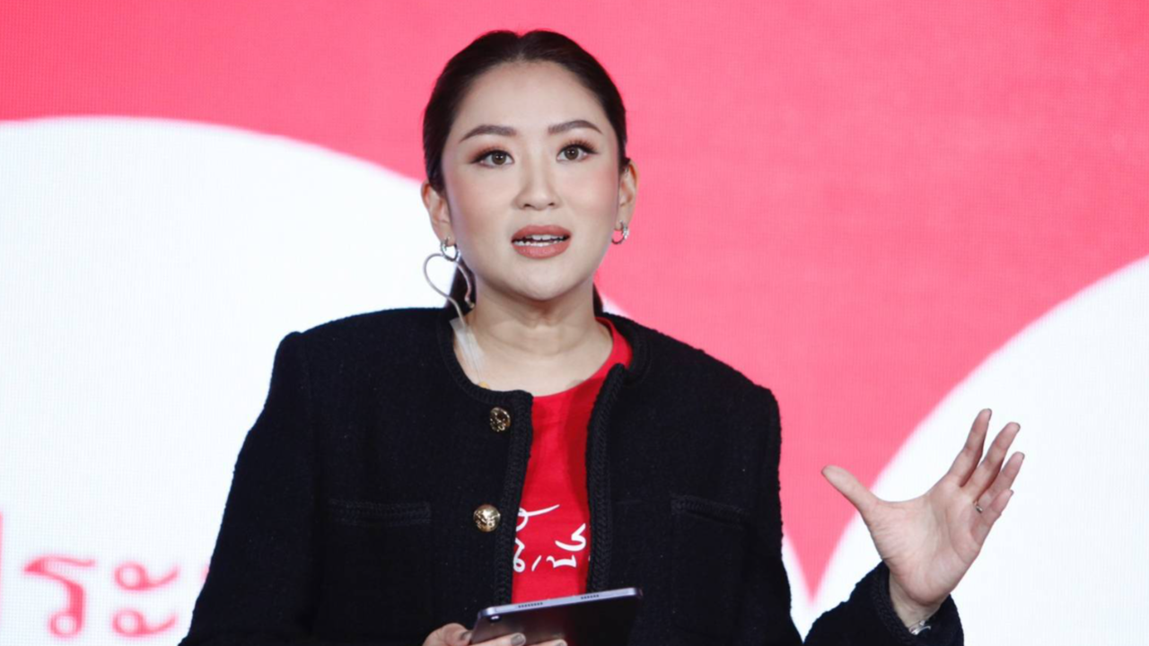 “แพทองธาร” นำ พท. เปิดตัวนโยบายลุยแลนด์สไลด์ ลั่น หมดเวลาของ “ประยุทธ์” แล้ว