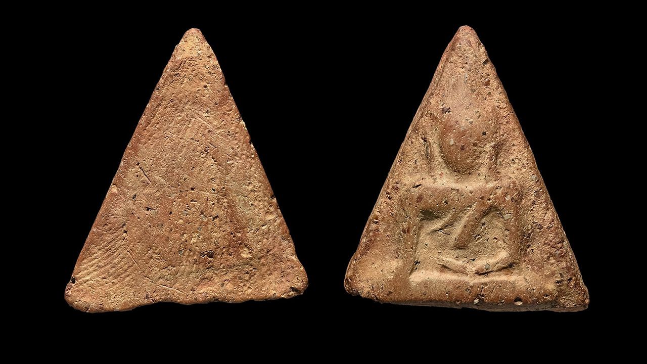 พระนางพญา พิมพ์สังฆาฏิ วัดนางพญา ของอ้วน นครปฐม.