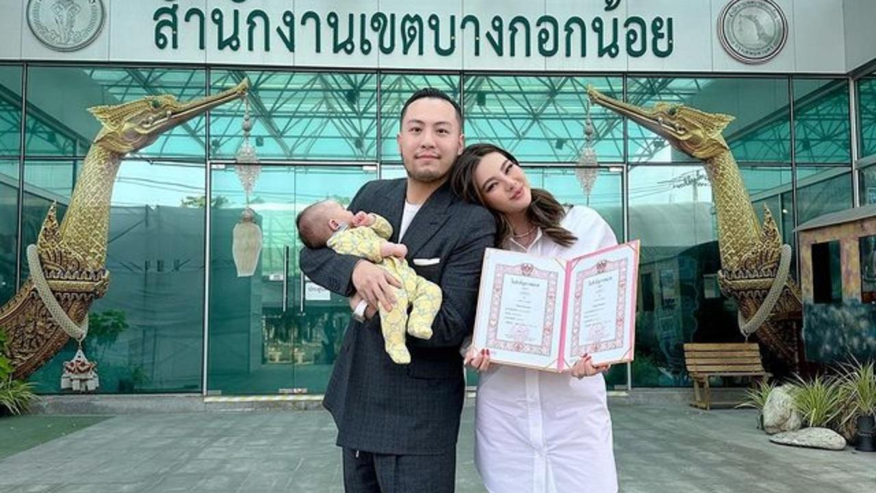 ดิว อริสรา ควง เซบาสเตียน จดทะเบียนสมรส เป็นสามีภรรยาถูกต้องตามกฎหมาย