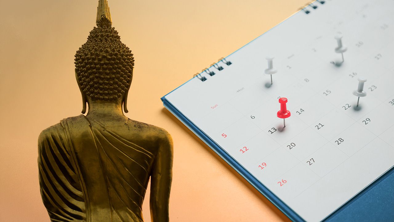 ปฏิทินวันพระ 2566/2023 งดเนื้อสัตว์ ถือศีล รู้ก่อนเตรียมตัวก่อน