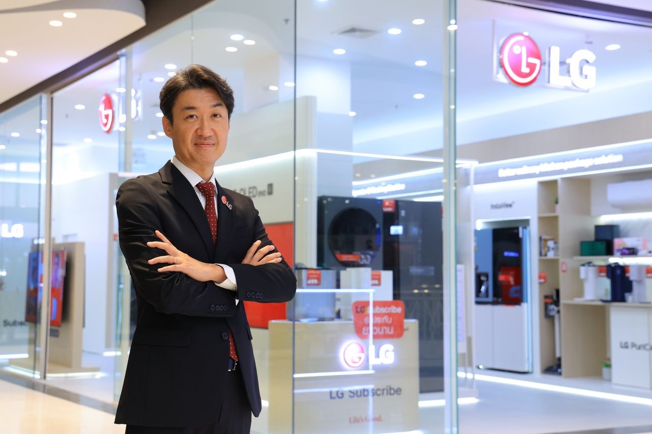นายซองฮัน จอง ประธานกรรมการบริหาร บริษัท แอลจี อีเลคทรอนิคส์ (ประเทศไทย) จำกัด