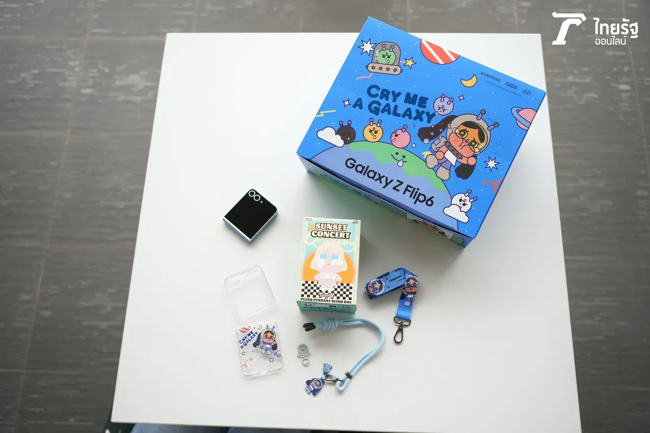 รีวิว Galaxy Z Flip 6 x Crybaby รุ่นลิมิเต็ดเอาใจสายจุ่ม รับอาร์ตทอย พร้อมอุปกรณ์ใช้งานสุดคิวต์