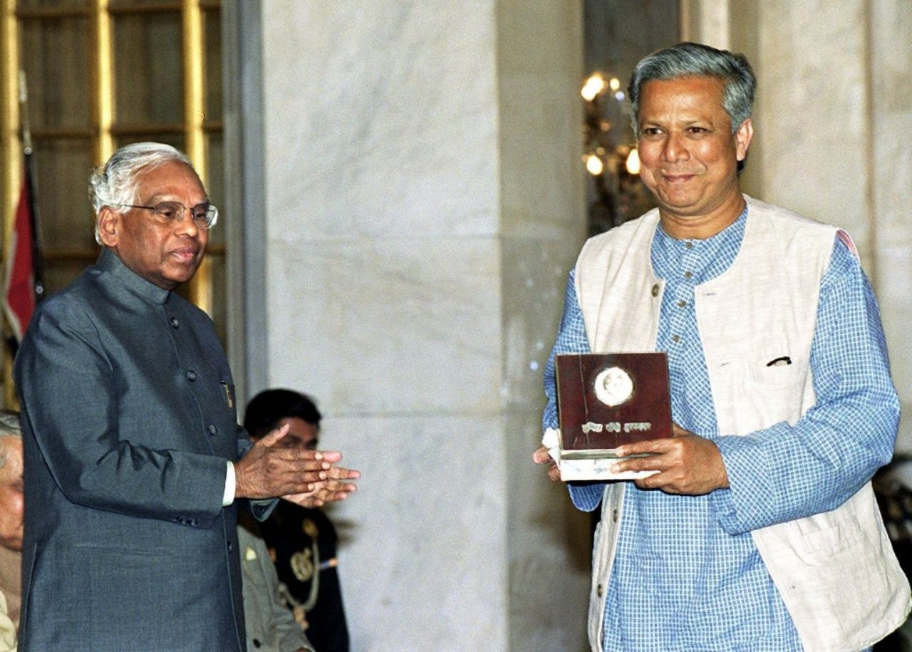 Muhammad Yunus received the Nobel Peace Prize in 2006.