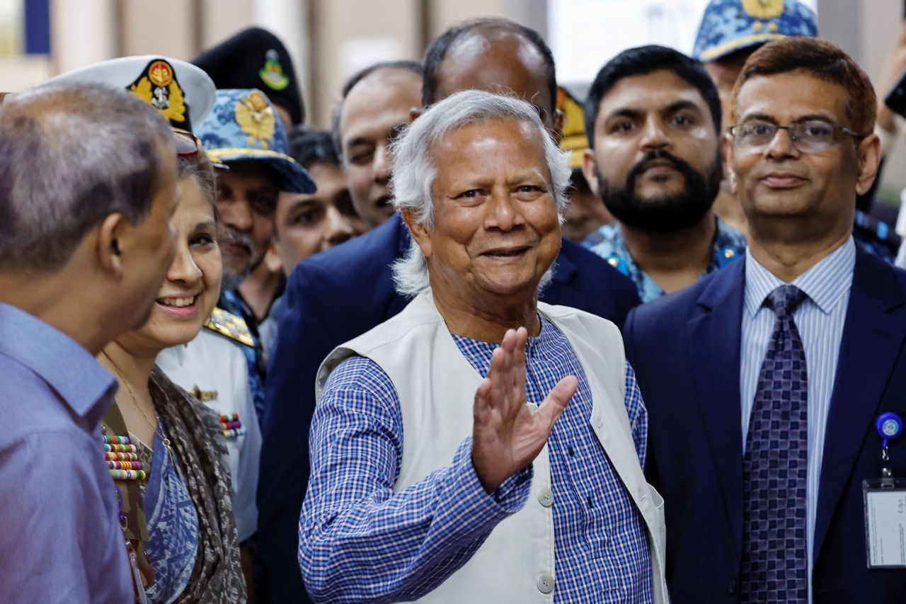 Professor Muhammad Yunus travelled back to Dhaka from France on 8 August 2024.