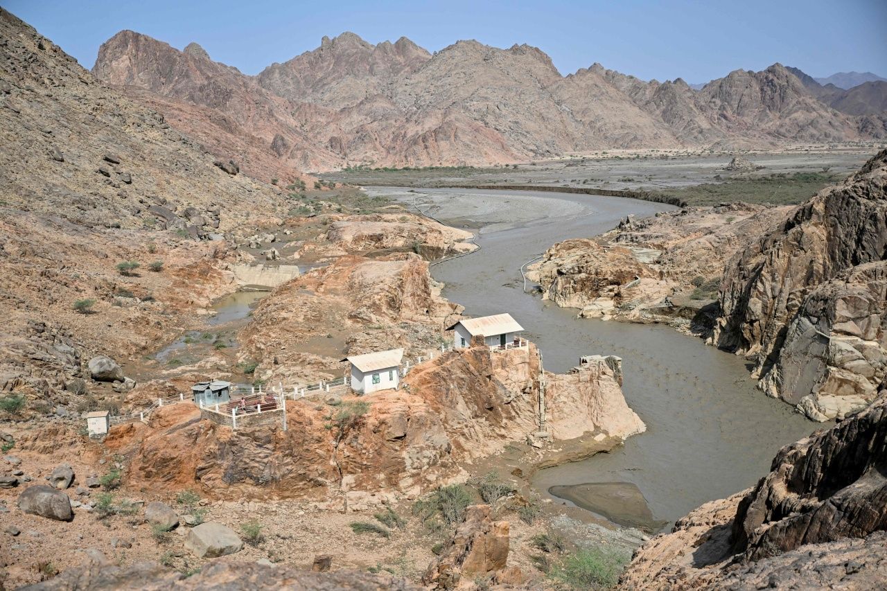 Damage status from the collapse of the Arabat Dam in Sudan on Saturday night, August 24, 2024 (local time) after continuous heavy rains.