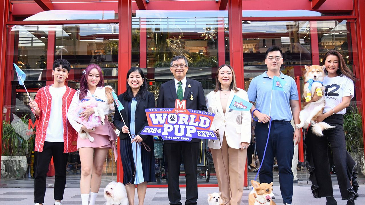 คนรักสุนัข - นพ.สุนทร สุนทรชาติ เปิดงาน “THE MALL LIFESTORE WORLD PUP EXPO 2024” มหกรรมความสนุกสุดยิ่งใหญ่ของสุนัขและคนรักสุนัข จัดถึง 14 ต.ค. โดยมี พญ.ดวงพร ปิณจีเสคิกุล และ วรลักษณ์ ตุลาภรณ์ มาร่วมงานด้วย ที่เดอะมอลล์ไลฟ์สโตร์ บางกะปิ วันก่อน.