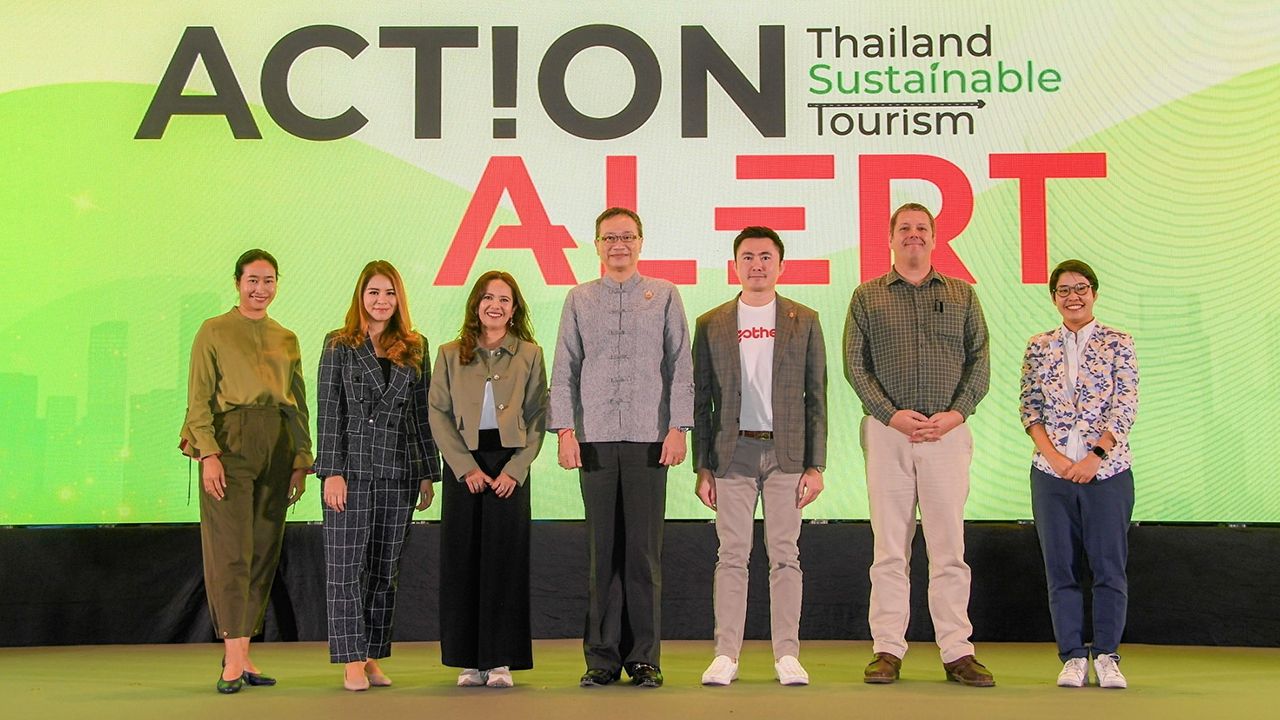 เตรียมพร้อม ธีระศิลป์ เทเพนทร์ จัดสัมมนา “Action Alert ! Accelerating Towards Sustainable Tourism in Thailand” เพื่อเตรียมความพร้อมกับข้อบังคับใหม่ด้านสิ่งแวดล้อมของสหภาพ ยุโรป โดยมี ผศ.ดร.แก้วตา ม่วงเกษม มาร่วมงานด้วย ที่โรงแรมอวานี พลัส ริเวอร์ไซด์ วันก่อน.