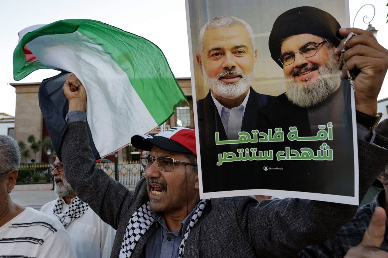 Ismail Haniyeh และ Hassan Nasrallah