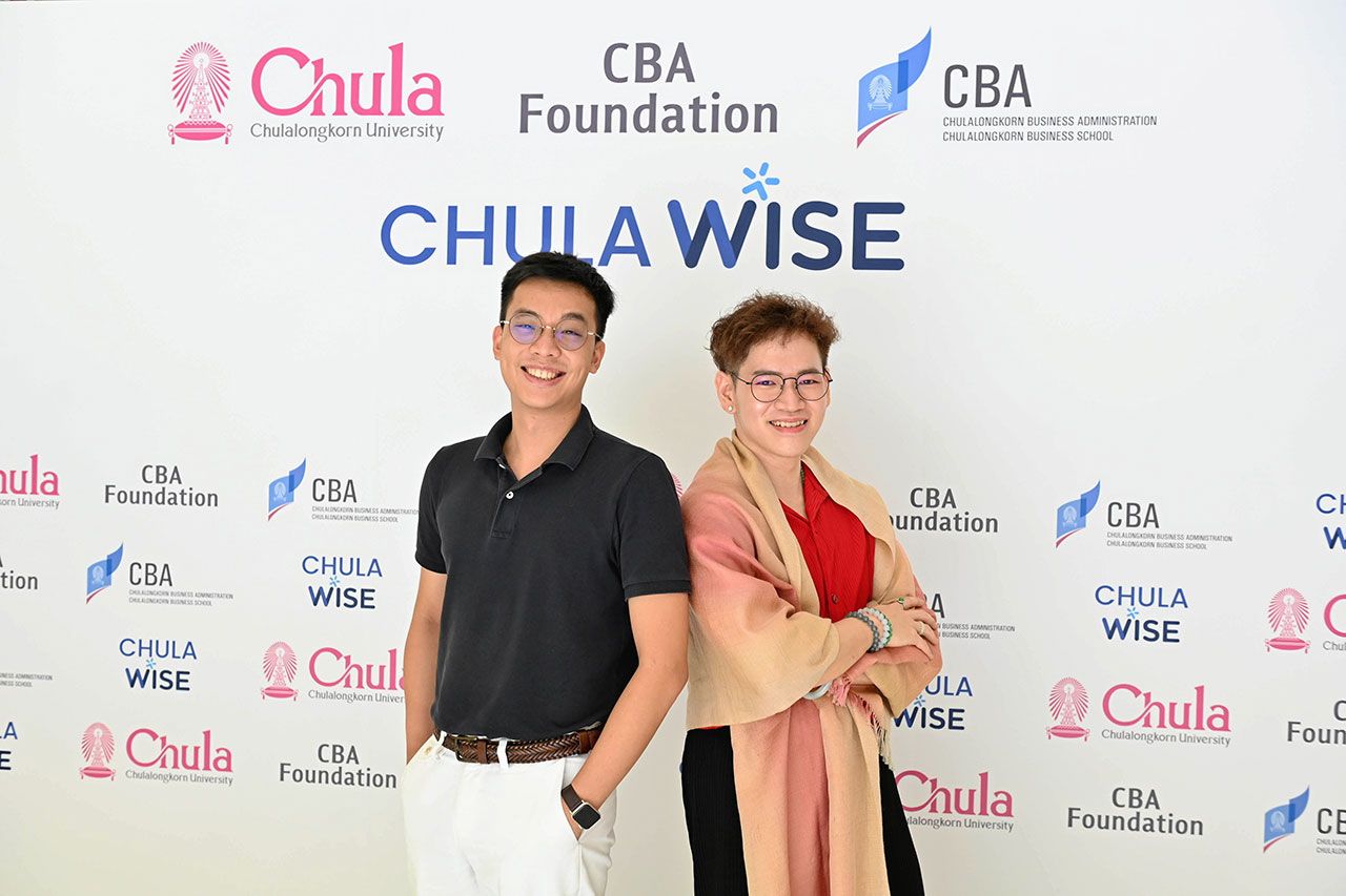 ก้องภพ รุ่งเดช และปิยทัศน์ จันทสารวิวัฒน์ Mentor โครงการ Chula WISE.