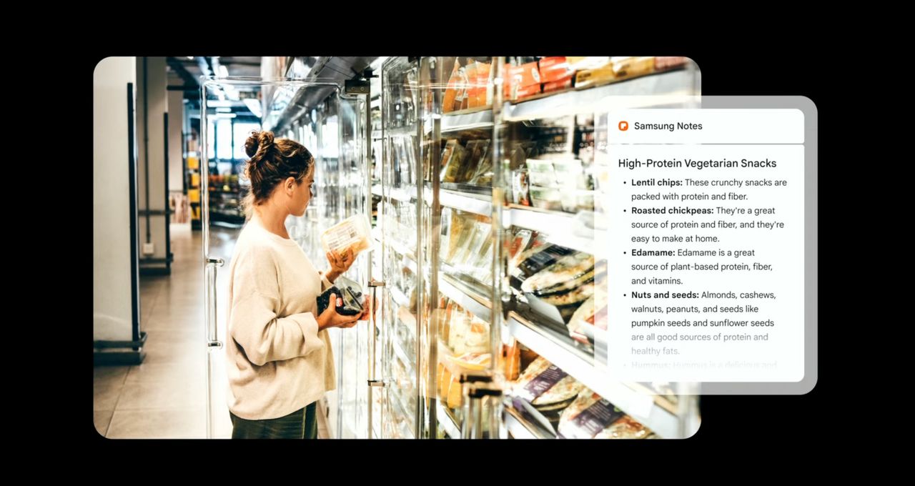 AI ของกูเกิลบนอุปกรณ์ Galaxy S25 Series