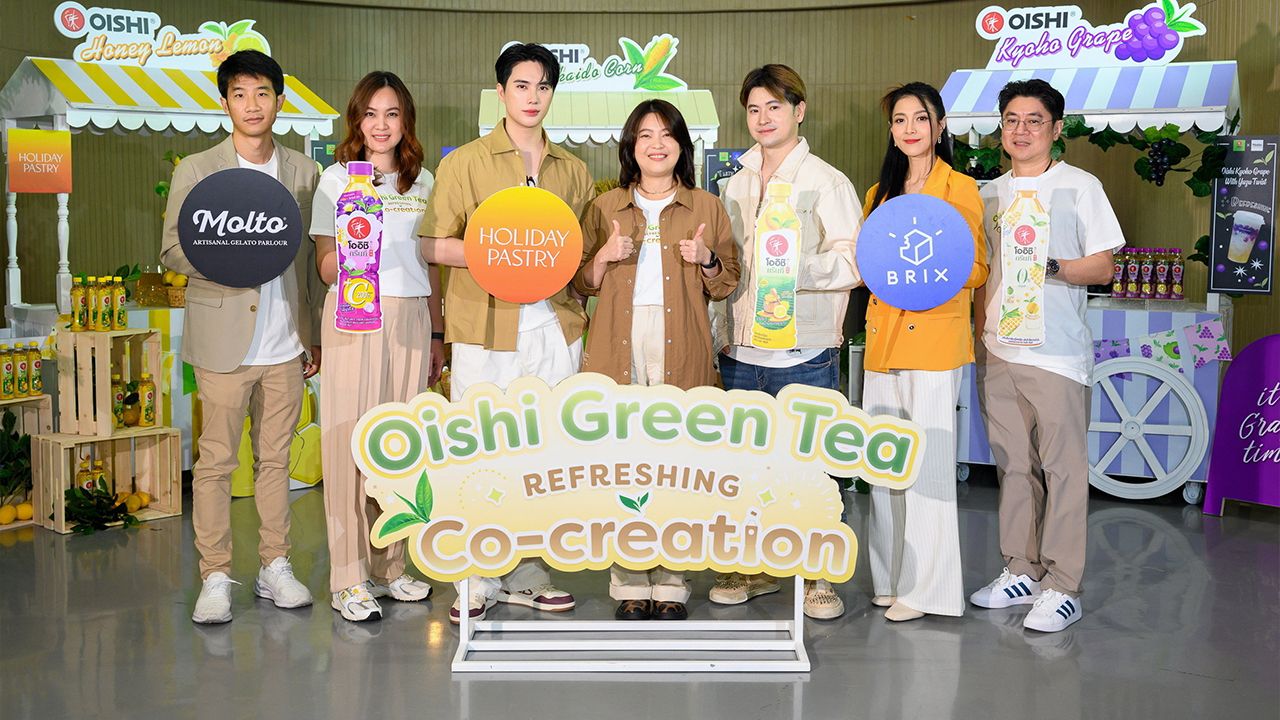 กินเพลิน สุภรณ์ เด่นไพศาล เปิดแคมเปญ “Refreshing Co-Creation by Oishi Green Tea” เมนูเฟรชสูตรไม่ลับจากโออิชิ กรีนที ร่วมกับ 3 ร้านดัง โดยมี กฤษฏิ์ จิระเกียรติวัฒนา,สาริน รณเกียรติ และ กิติยาภรณ์ ชวาลวราเกียรติ มาร่วมงานด้วย ที่เซ็นทรัล เวิลด์ วันก่อน.