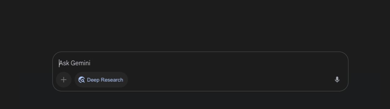 เรียกใช้คำสั่ง Deep Research ได้ที่ปุ่มนี้