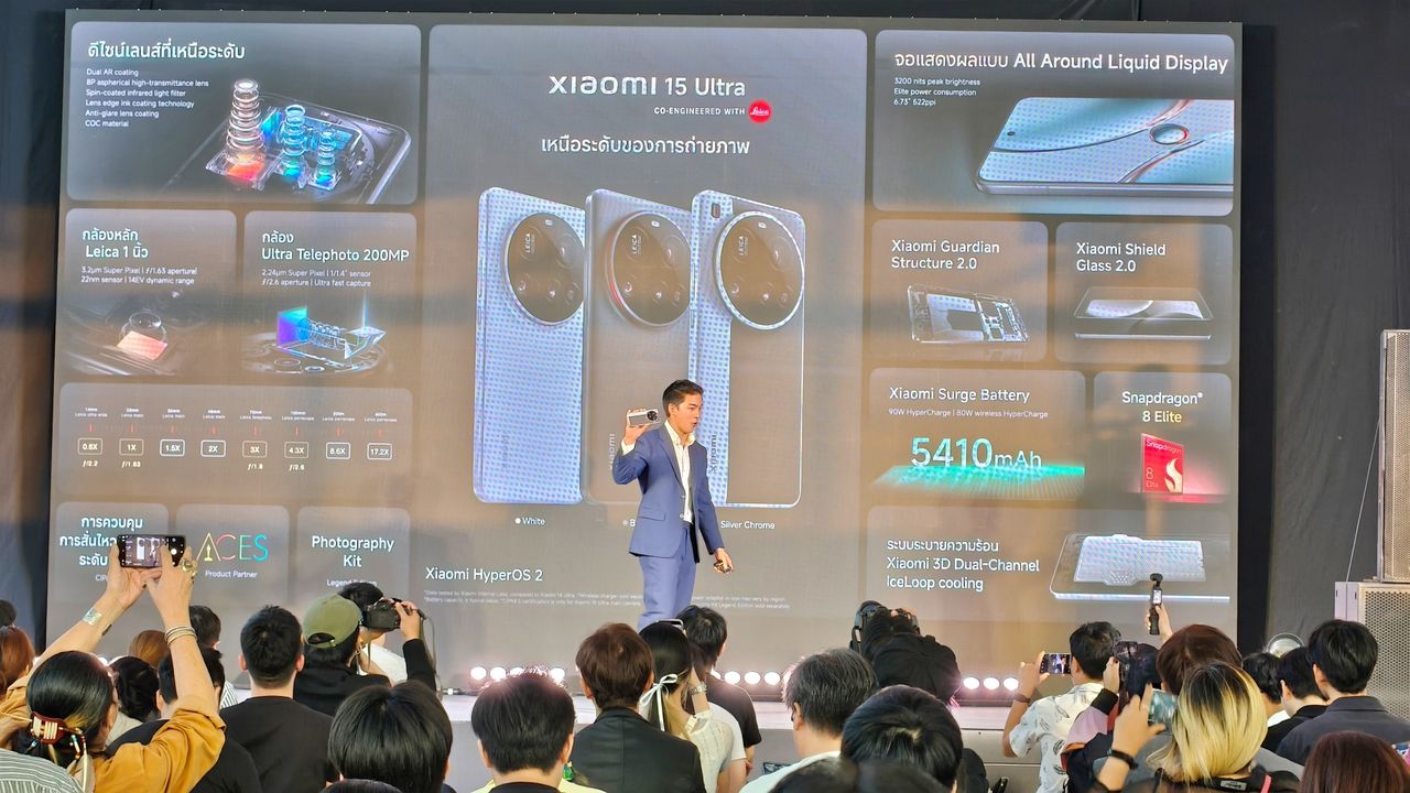 สเปกเครื่อง Xiaomi 15 Ultra
