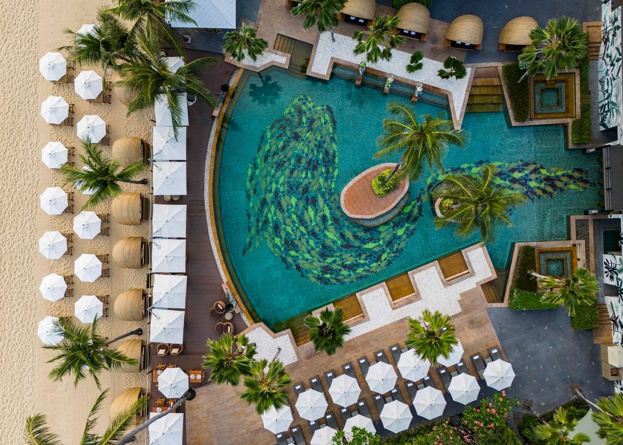 Pool at Anantara Bophut Koh Samui Resort