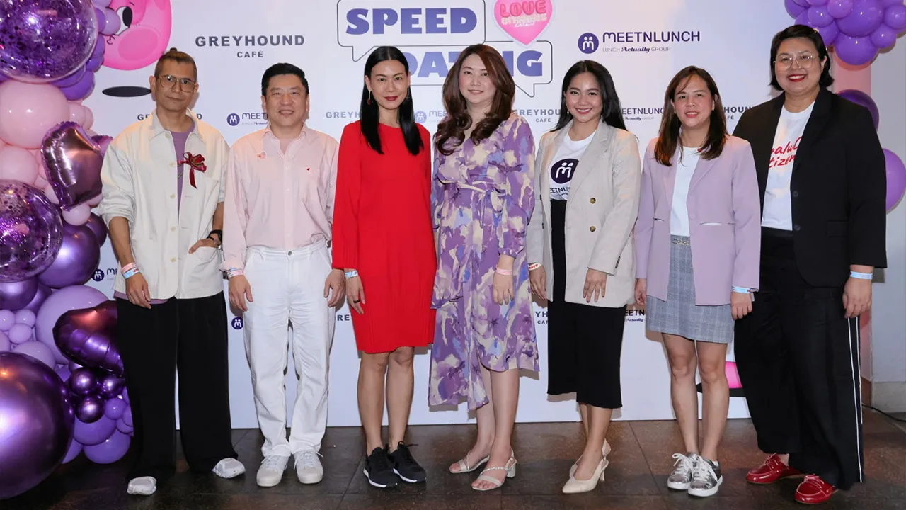 วาเลนไทน์ - นภพรรษ ฤดีสุนันท์ และ นภาพร ฐปนานนท์ จัดกิจกรรม Speed Dating Centralworld Love citizen 2025 ชวนสละโสดกับกิจกรรมพิเศษ ฉลองวาเลนไทน์ โดยมี พรวดี โรจน์รุ่งสัตย์ และ ฉัตรทิพย์ ภมรสูต มาร่วมงานด้วย ที่ร้าน Greyhound Café เซ็นทรัลเวิลด์ วันก่อน.