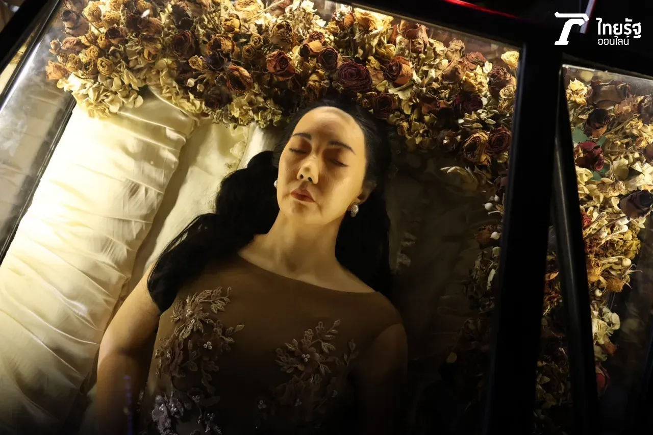 ตำนานโลงแก้วคัมแบ็ก!! นุ่น วรนุช อวดโฉมคุณนายลั่นทม สุดสะพรึงเหมือนนอนในโลงจริง