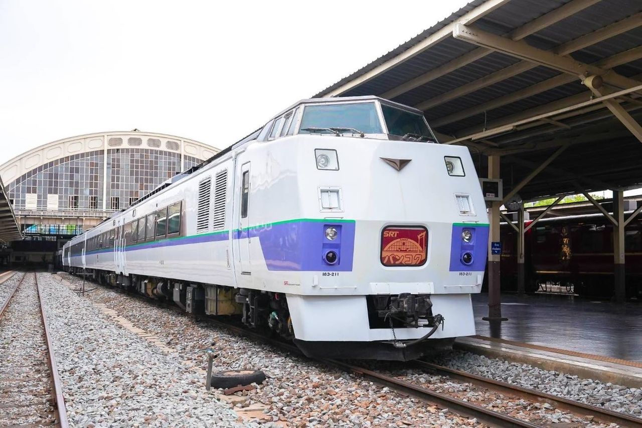 ขบวนรถไฟ KIHA 183 ภาพจากเพจ ทีมพีอาร์การรถไฟแห่งประเทศไทย