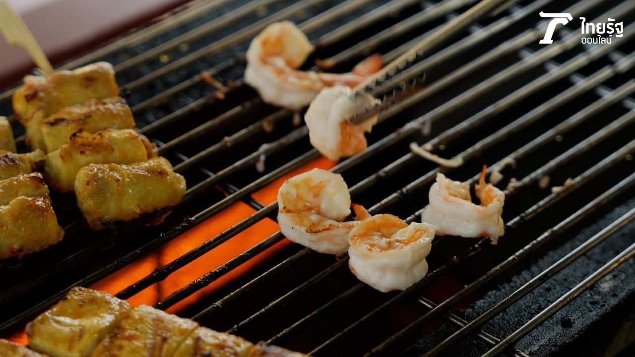 อาหารกับแกล้มกินง่ายๆ ด้วยกุ้งย่าง