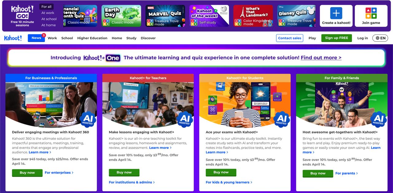 Kahoot! แพลตฟอร์มที่มีชื่อเสียงด้านการศึกษา