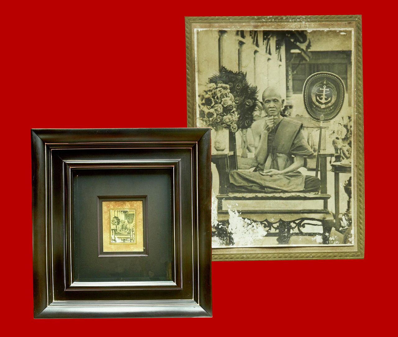 ภาพถ่ายซีเปีย ต้นฉบับ  พระครูบาศรีวิชัย ของสมชาย  สัญญรัตน์.