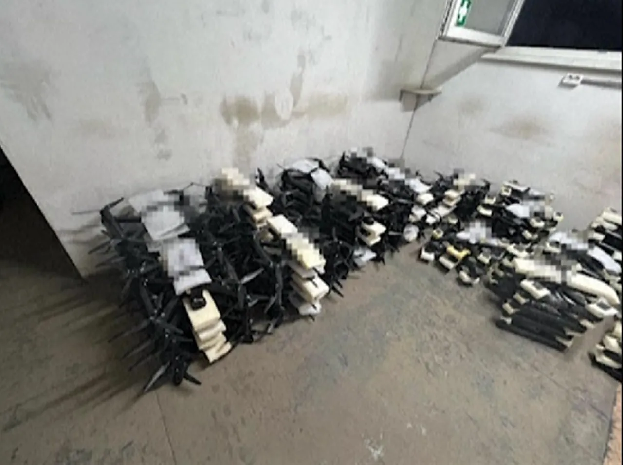 โดรนที่ยูเครนใช้โจมตี ซึ่งคาดว่าเป็นของที่ผลิตในประเทศ