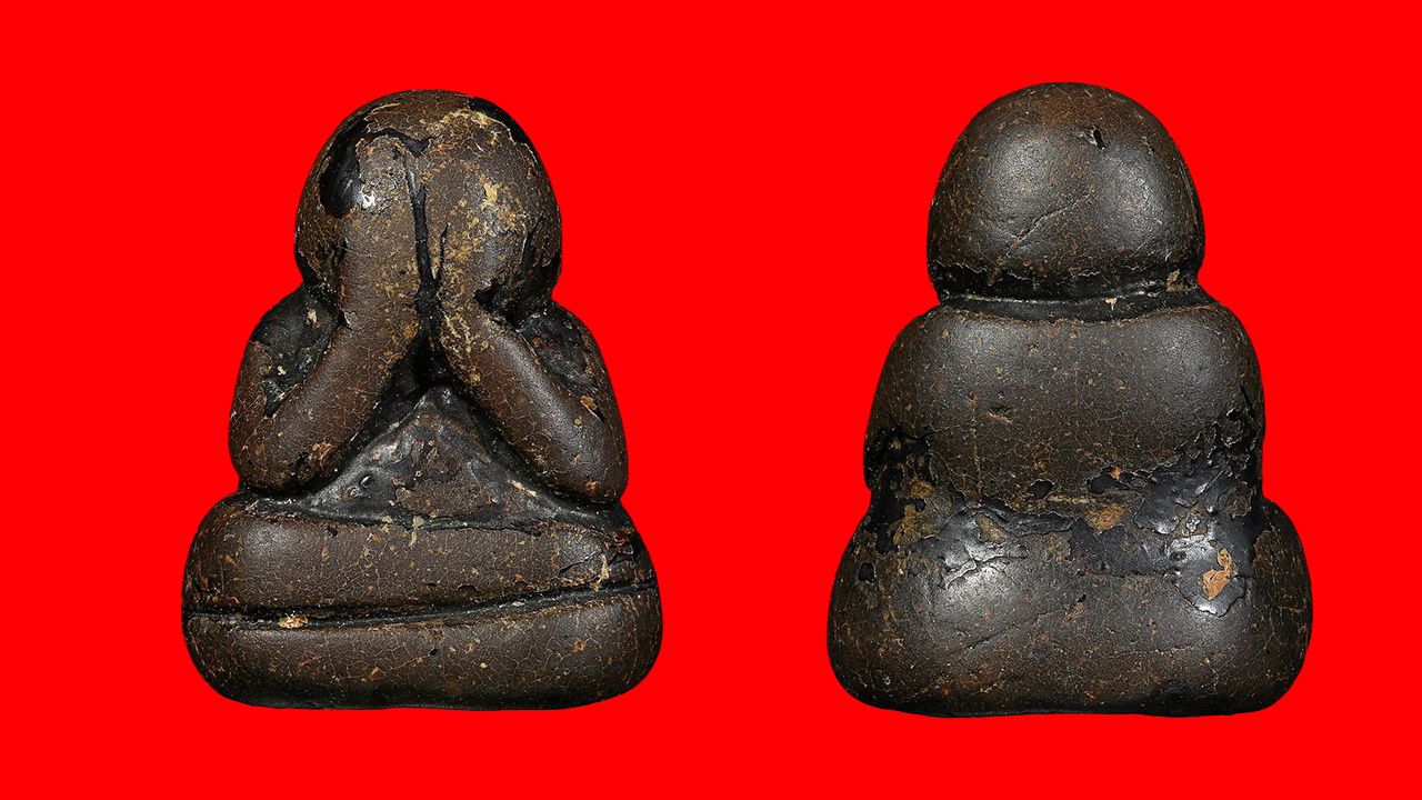 พระปิดตาพิมพ์ปั้น หลวงพ่อแก้ว วัดเครือวัลย์ ของอิทธิ ชวลิตธำรง.