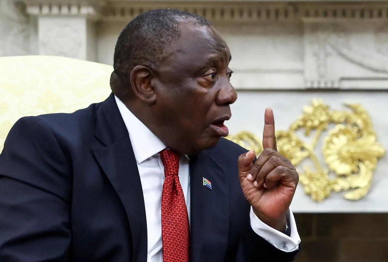 ไซริล รามาฟอซา ประธานาธิบดีแอฟริกาใต้