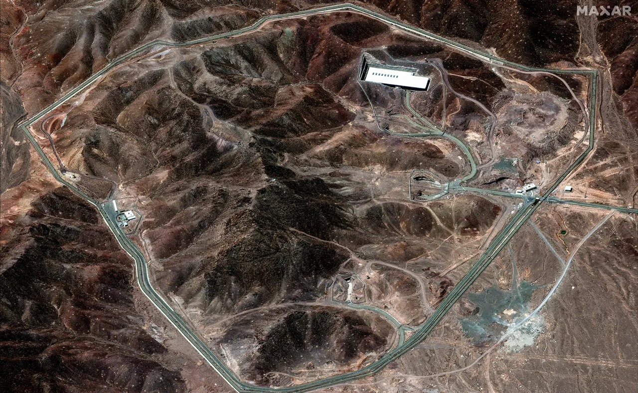 ที่ตั้งโรงงานเสริมสมรรถนะเชื้อเพลิงนิวเคลียร์ "ฟอร์โดว์" ในอิหร่าน