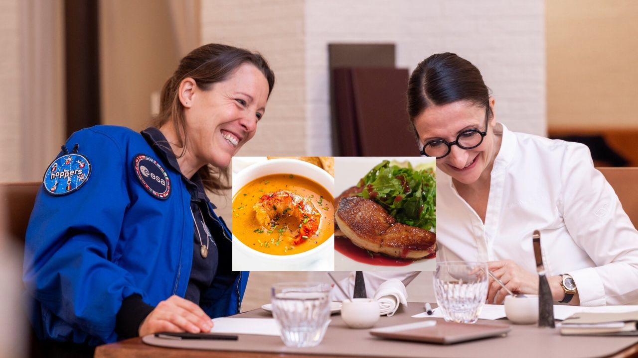 โซฟี อเดนอต (ซ้าย) แอนน์-โซฟี ปิค (ขวา) ภาพ: European Space Agency