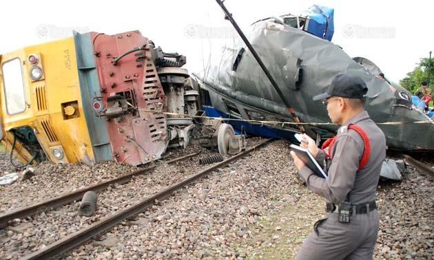 สหภาพแจ้งความ ฟันผู้ว่าฯ ทำรถไฟตกราง