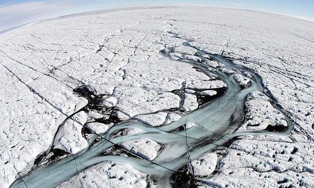 อุณหภูมิโลกสูงขึ้นน้ำแข็งขั้วใต้ละลาย น้ำทะเลสูงขึ้น1.4 ม.