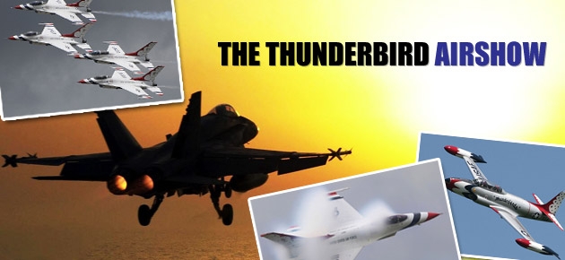 THE THUNDERBIRD AIRSHOW