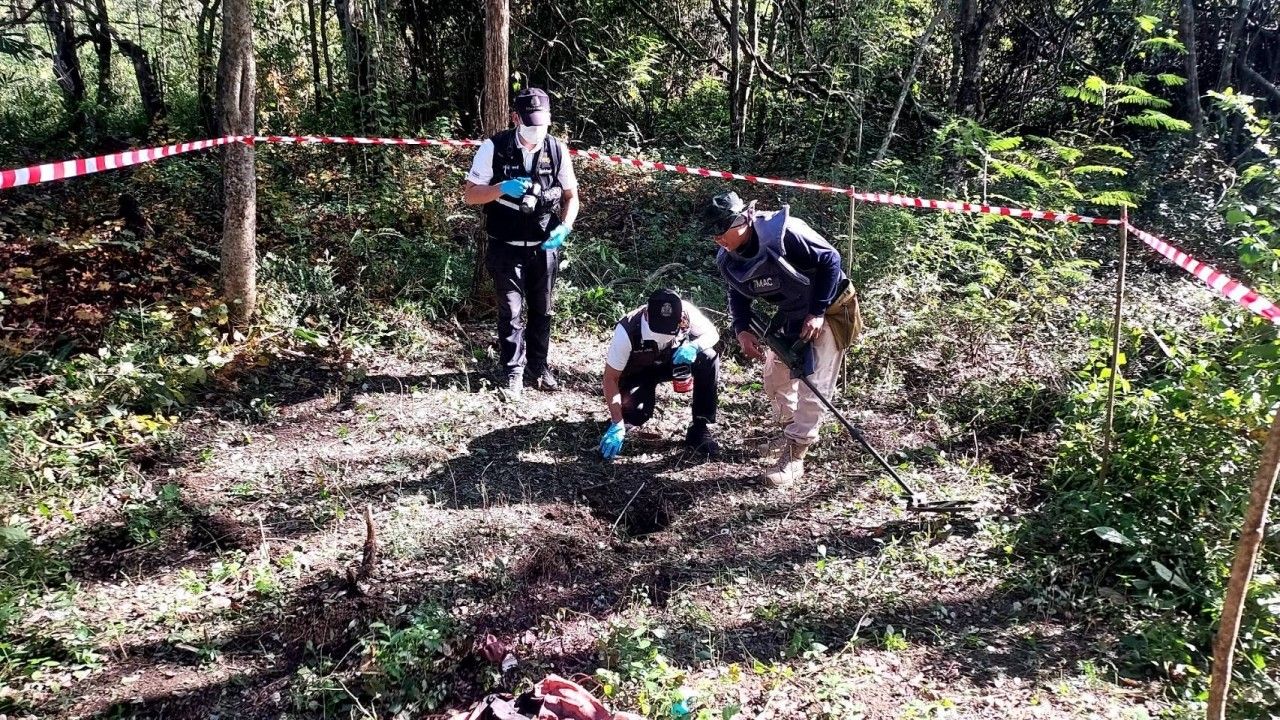 ตรวจพบทุ่นระเบิด PMN เก่า หลังชาวจีนเหยียบขาขาด