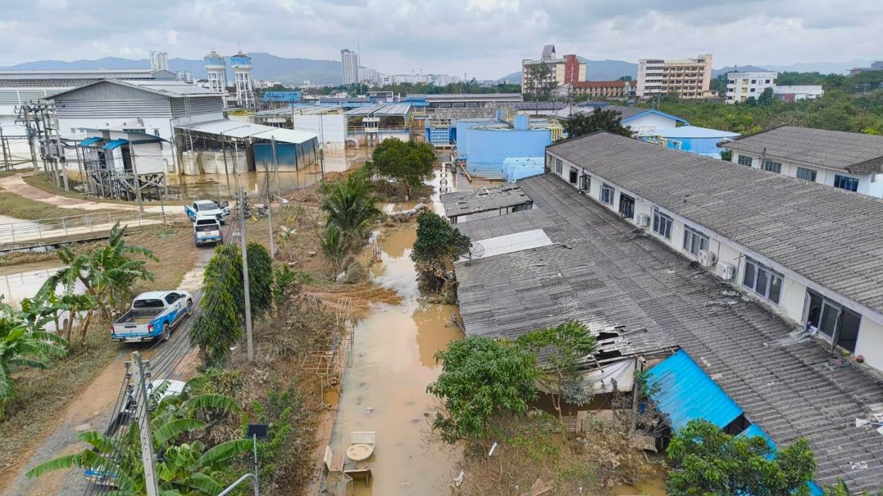 การประปาส่วนภูมิภาคเร่งฟื้นฟูระบบประปาหลังน้ำท่วมหาดใหญ่