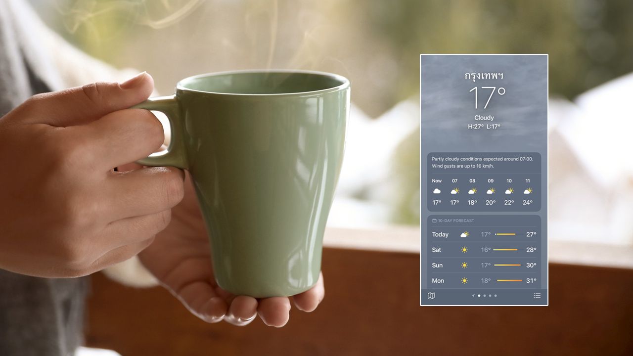 สภาพอากาศไทยตอนบนหนาวเย็น อุณหภูมิลดลง 1-2 องศา