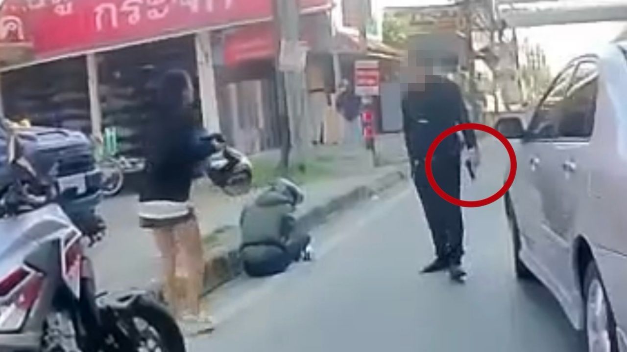 นักกฎหมายชักปืนยิงไรเดอร์หลังปาดหน้า อ้างป้องกันตัว