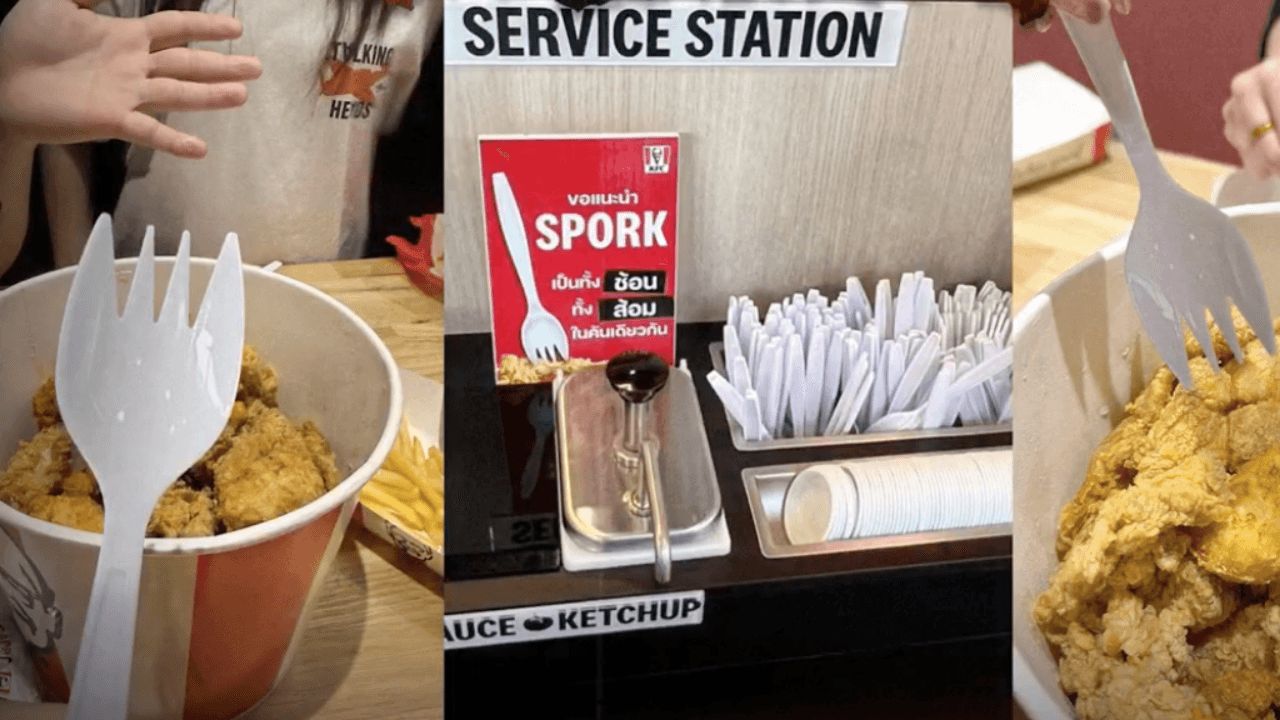 KFC ยกเลิก SPORK หลังเสียงโอดครวญจากลูกค้า
