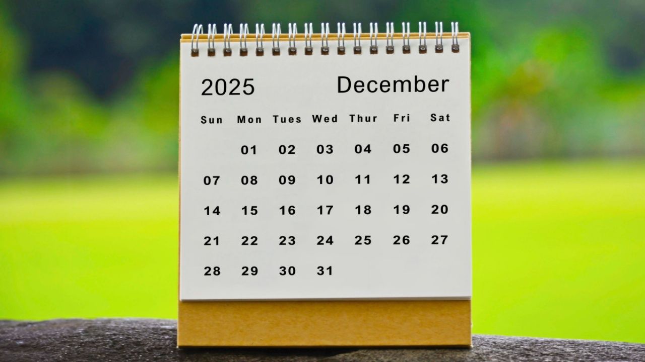 วันหยุดเดือนธันวาคม 2568 เช็กวันหยุดราชการและธนาคาร