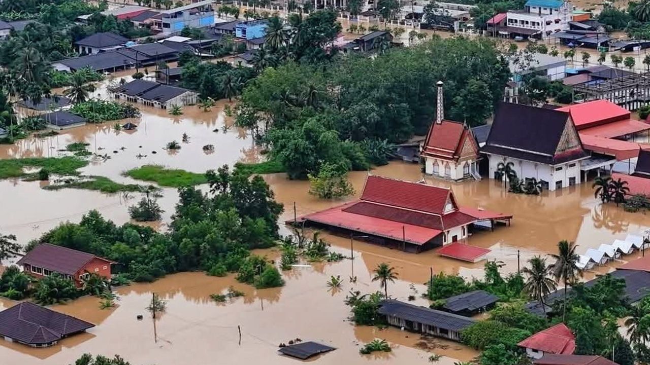 น้ำท่วมสงขลาสร้างความเสียหายโรงงาน 715 แห่ง วิกฤตโรงไฟฟ้า 17 แห่งหยุดผลิต