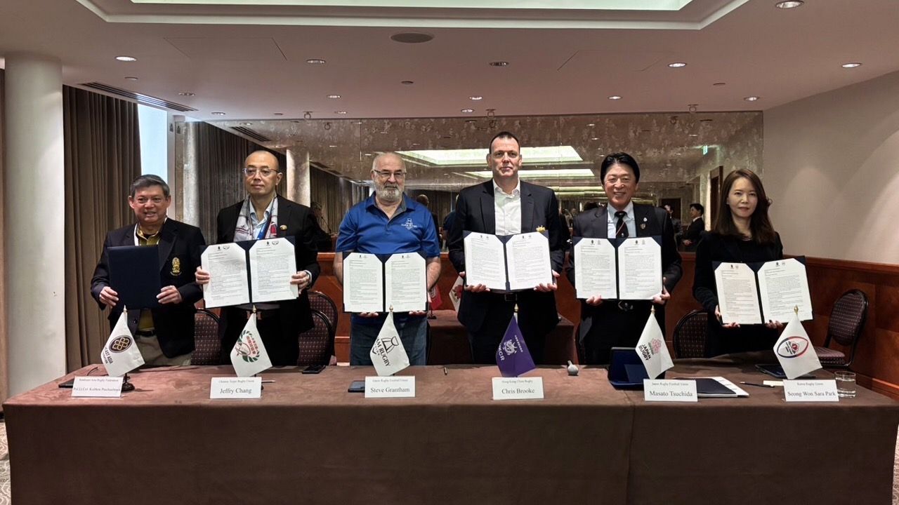 อาเซียน จับมือ 5 ชาติตะวันออก ผนึกกําลังสร้างความเข้มแข็งรักบี้เอเชีย