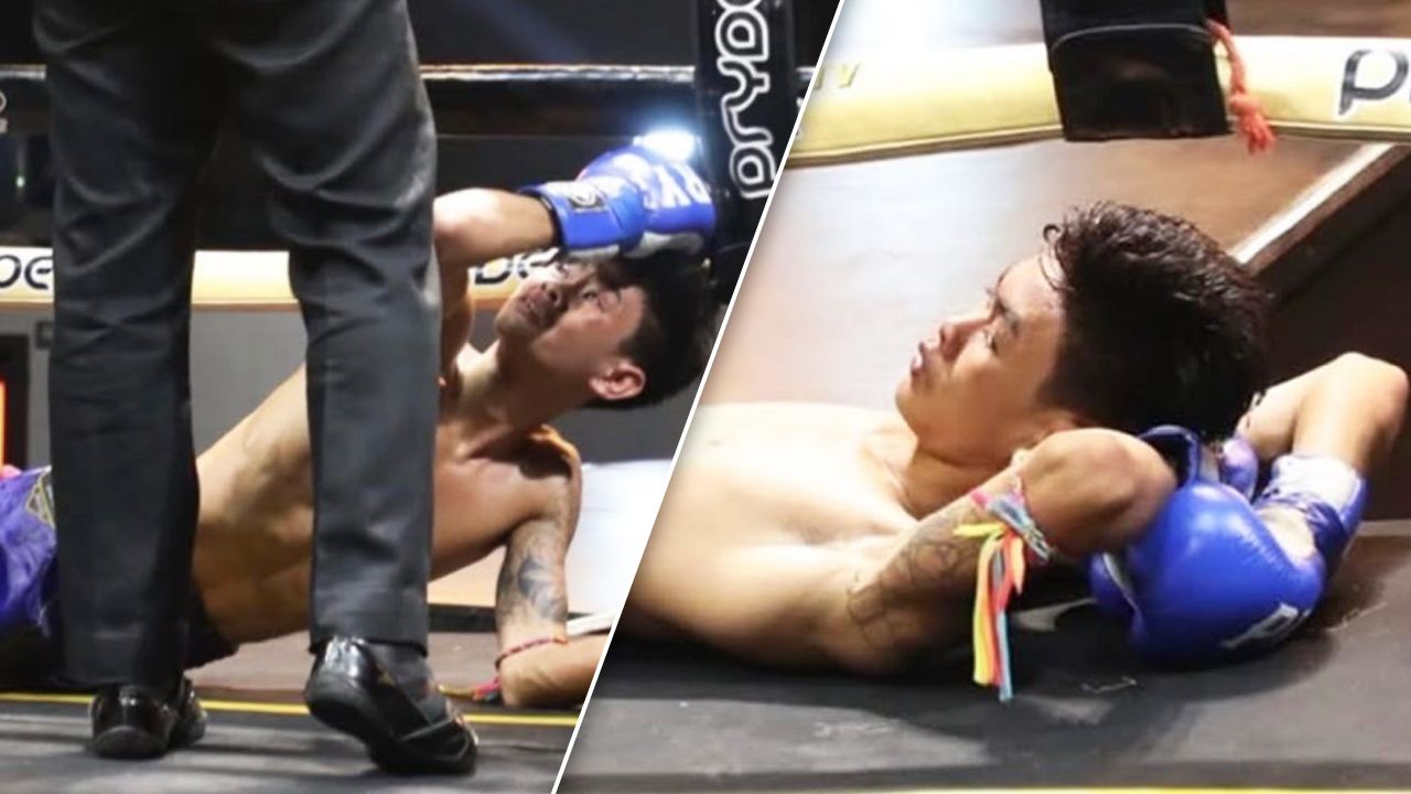 “นักมวยไทยรายล่าสุด” โดนไล่ลงเวที ข้อหาชกไม่สมศักดิ์ศรี-“เจ้าตัว” ปฎิเสธ (คลิป)