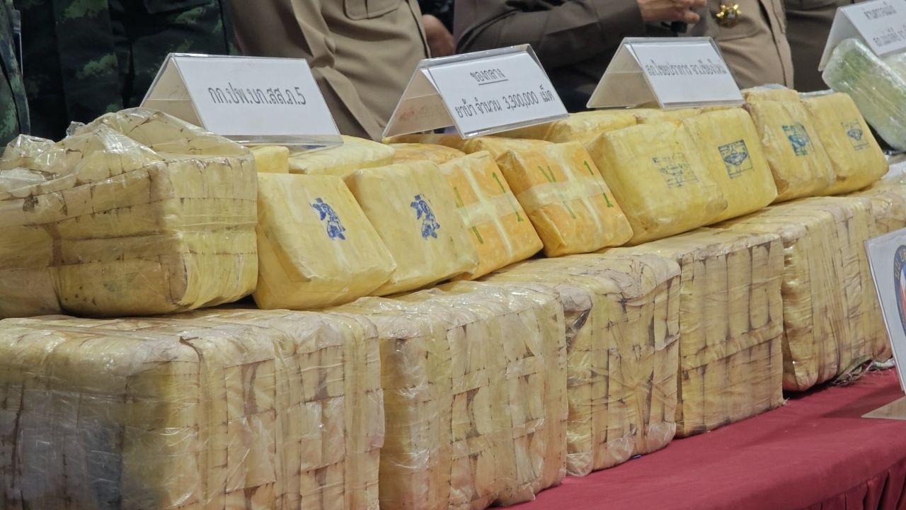ตร.ภาค 5 ลุยจับยาบ้ากว่า 15 ล้านเม็ด ไอซ์ 254 กก. ปปส.โต้ เวียนยาเสพติดของกลาง