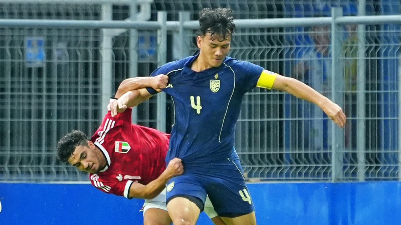 ผลบอลสด ทีมชาติไทย U23 แพ้ ยูเออี U23 ขาดลอย 2-5 ฟุตบอลอุ่นเครื่อง "ฟีฟ่า เดย์" เดือน มิ.ย.