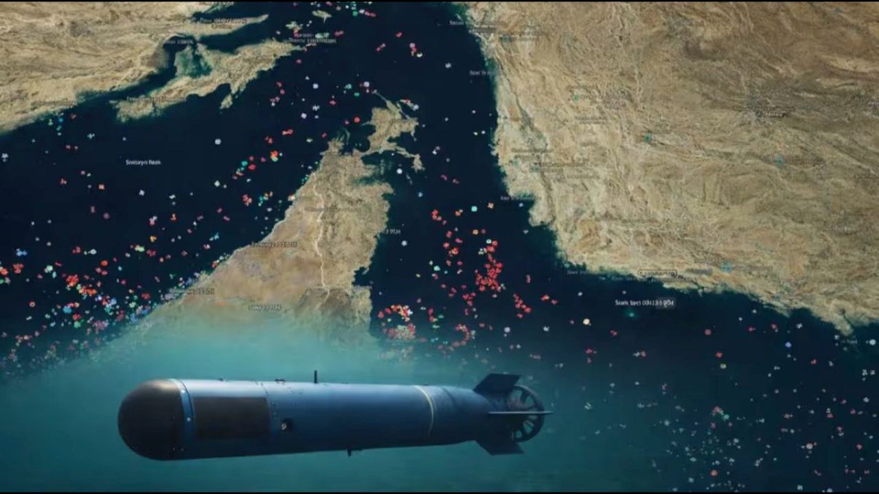 โดรนใต้น้ำอิหร่าน ตัวตึงช่องแคบฮอร์มุซ