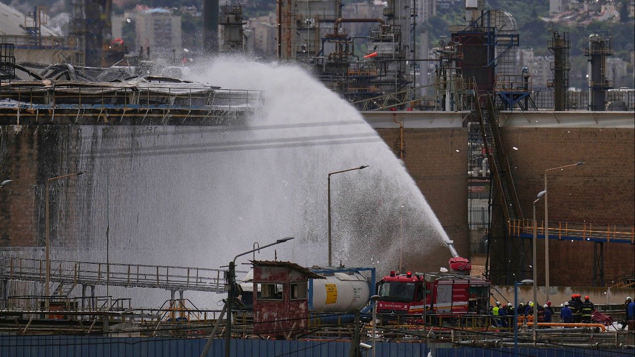 เหตุเพลิงไหม้โรงกลั่นน้ำมันในอิสราเอลอีกครั้ง ท่ามกลางสงครามอิหร่าน