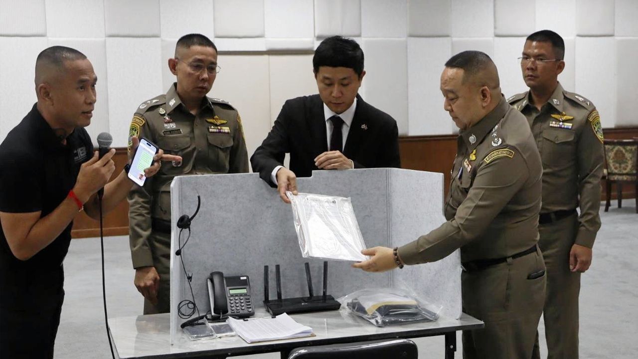 ตำรวจไทย-เกาหลี รวบแก๊งคอลเซ็นเตอร์ชาวเกาหลีใต้ เช่าบ้านหรูย่านรามอินทรา