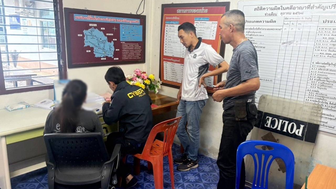 ตำรวจไซเบอร์จับกุมเครือข่ายสแกมเมอร์ หลอกเหยื่อสูญเงินกว่า 3.4 ล้านบาท